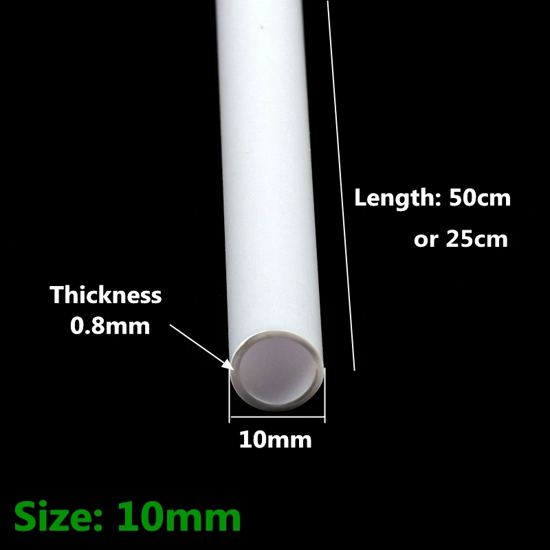 Versatile ABS Round Plastic Hollow Tubes for DIY and Model Crafting