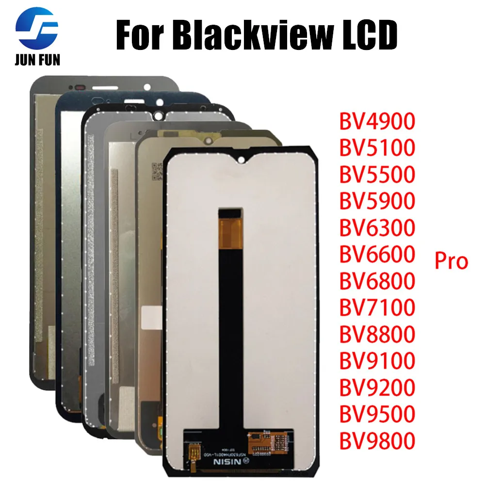 

For Blackview BV4900 BV5100 BV5500 BV6300 BV6600 BV6800 BV7100 BV8800 BV9100 BV9200 BV9500 BV9800 Pro LCD Display Touch Screen