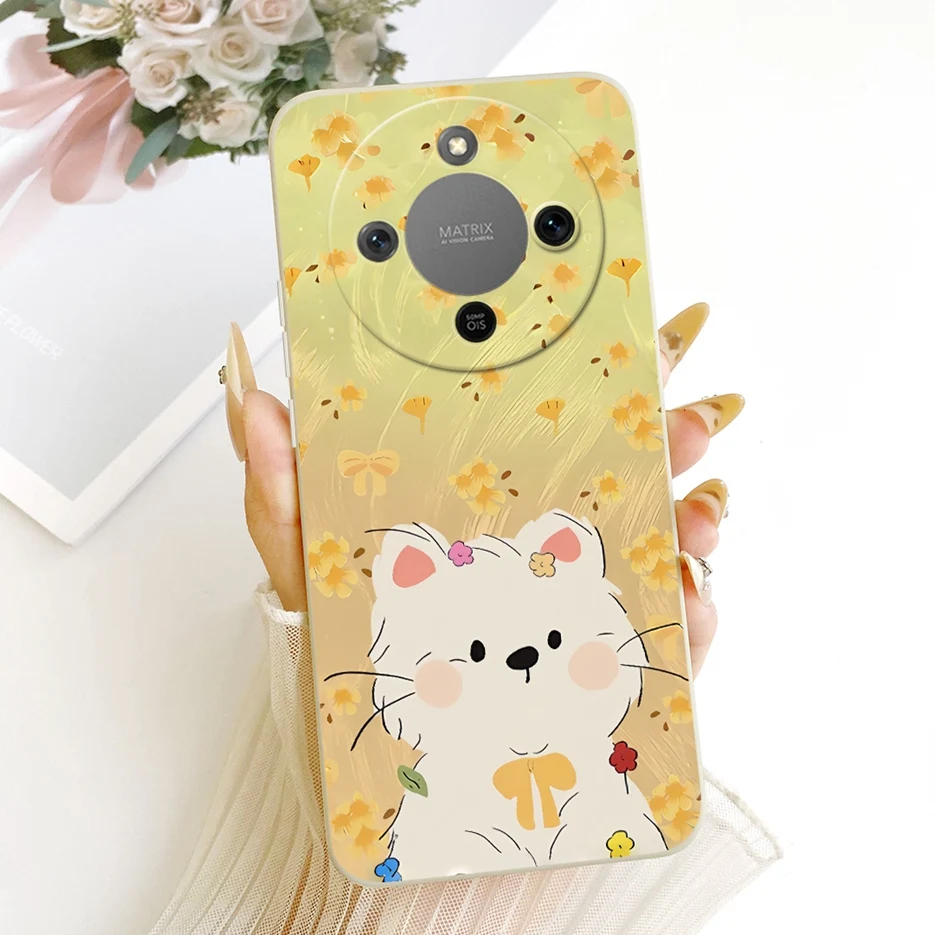 Cool Cat Painted Soft Silicone Case - Stylish Protection