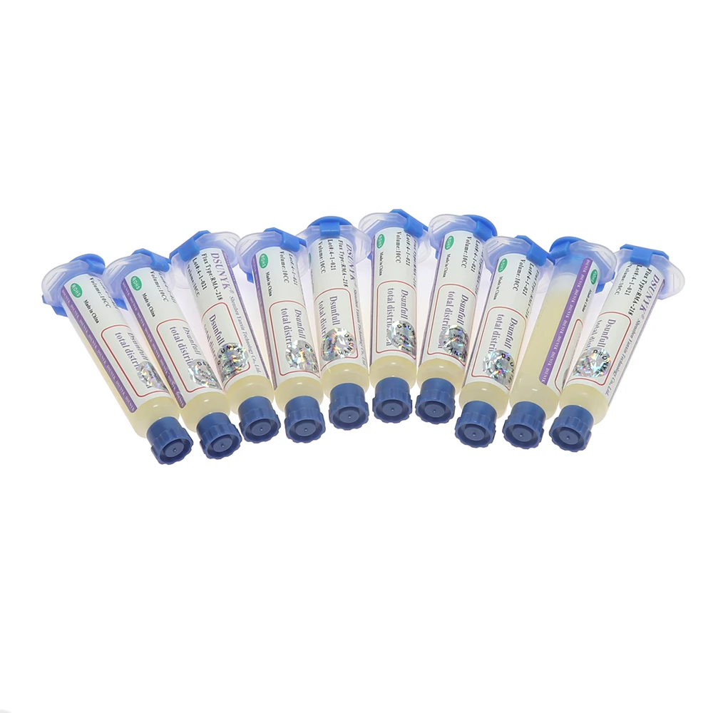 Set 2 Siringhe Flussante Universale Per Saldatura SMD E BGA – Pasta Stabile Per Componenti Sensibili