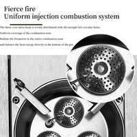 Camping Gas Stove Igt 0.5 Unit Stove 7200W High Power IGT Gas Burner Folding Brazier Grill Stainless Steel Burner Stove Kitchen 5