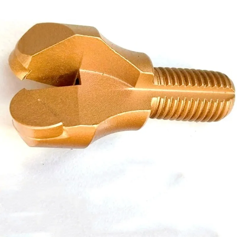 PDC 드릴 비트 다이아몬드 복합 앵커 생크, 두 날개, 석탄 광산 암석 볼트 드래그 커터, 채굴용 우물 지질 드릴링