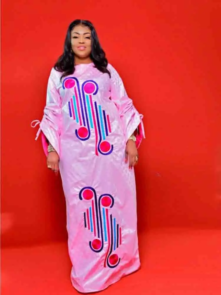 New Design Basin Tissu African Dresses For Women Riche Bazin Original Robe Nigeria Traditional Dress