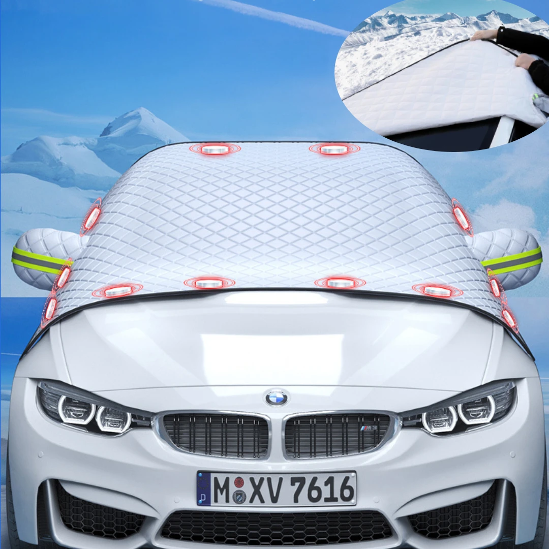 Universal Car Cover Outdoor Rain Frost Snow Dust Waterproof Protection  Exterior Car Windshield Protector Covers Anti UV Sun
