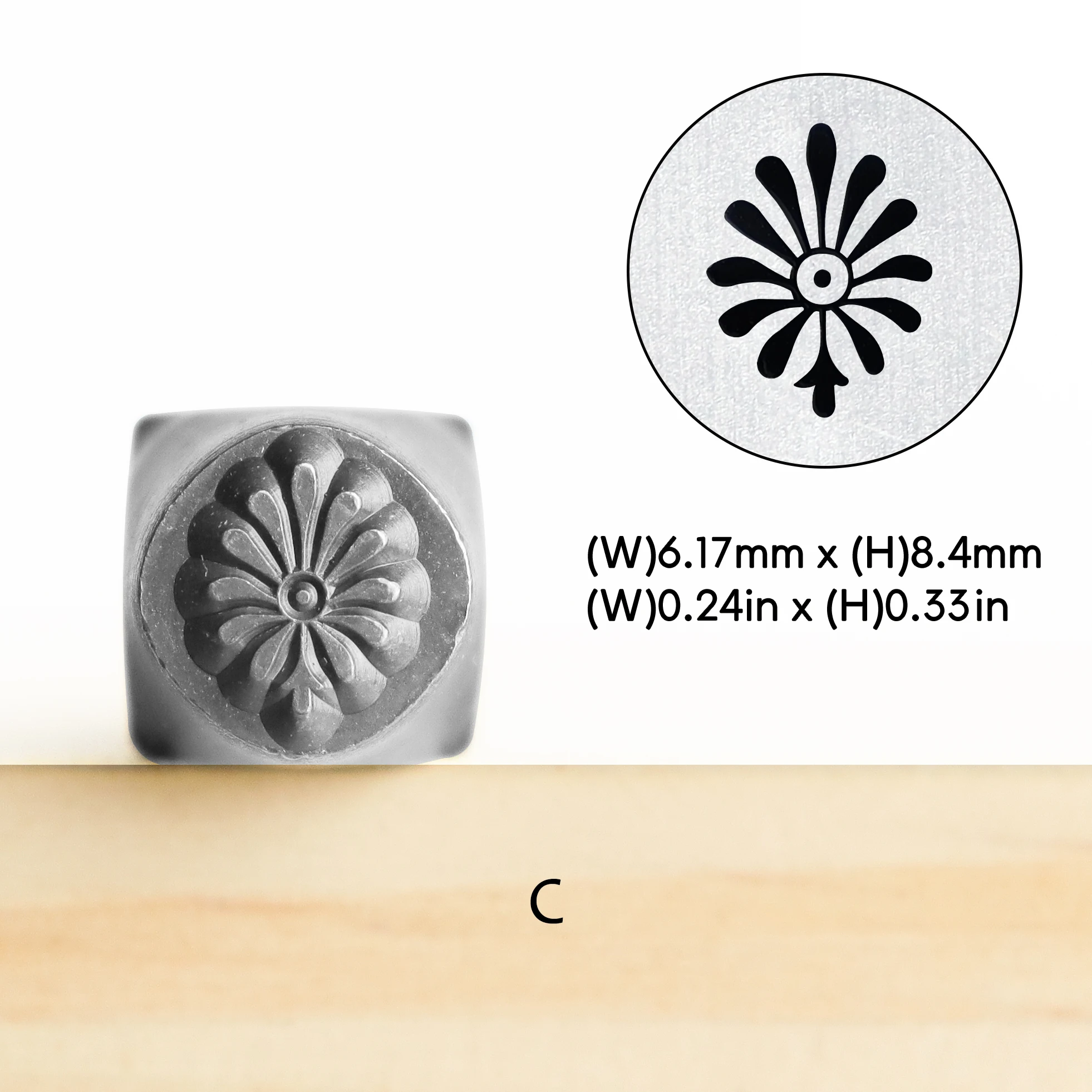 금속 스탬프, 금속 디자인 보헤미안 스탬프, 금속 스탬프 쥬얼리, 금속 스탬핑 도구(8.3MM)