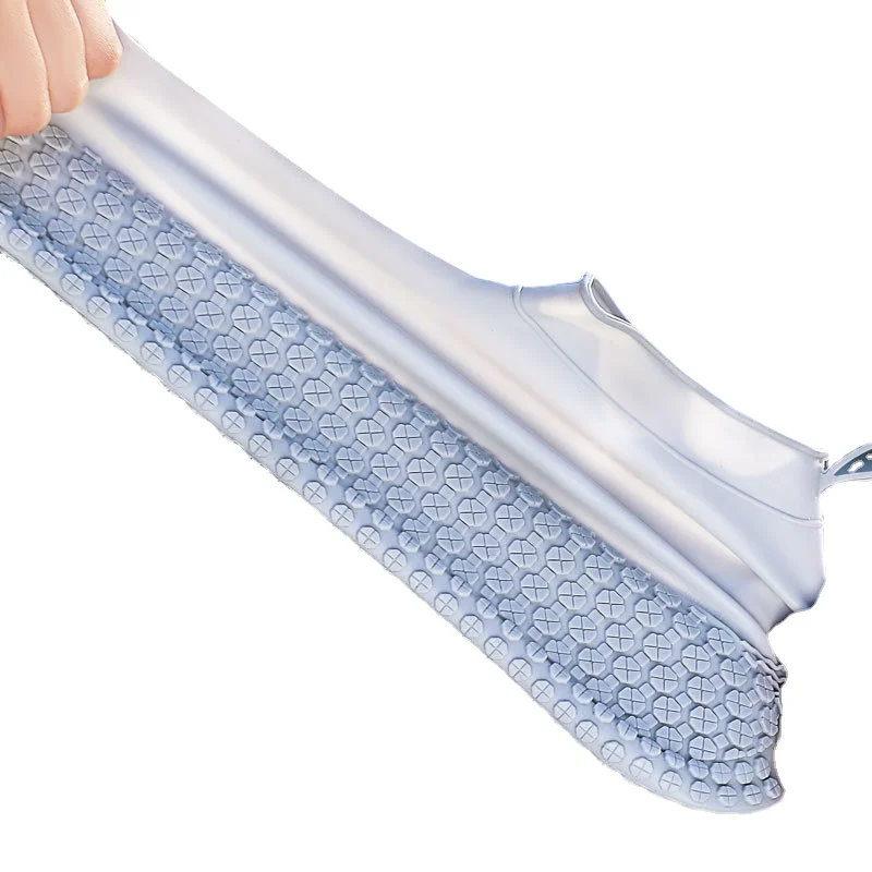 New Women Men Kids Fashion Shoes Covers Silicone Shoes Protector For Rainy Days Slip-resistant Footwear Accessories