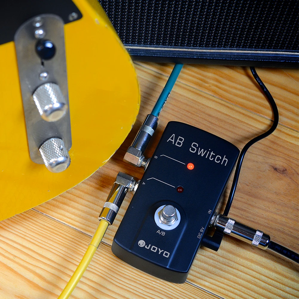 JF-30 A/B Guitar Switch Pedal Two Output Effects Loop Chains Diagnose Tone Loss