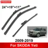 1/2/3/4/6PCS Car Wiper For SKODA Yeti 2009-2019 Front Rear Wiper Blades Brushes Auto Accessories 2013 2014 2015 2016 2017 2018 1