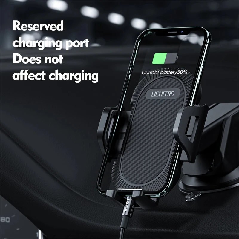 

Car Phone Holder Vehicle Bracket for Mobile Phone Sucker Stand Easy No Magnetic GPS Display Support Multiple Smartphones