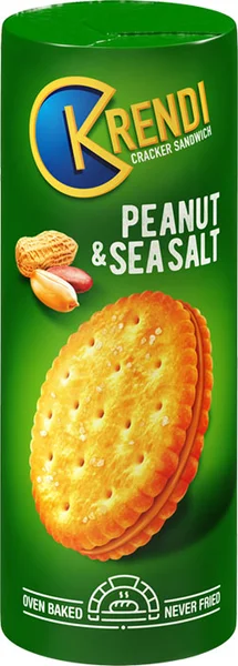 Krendi крекер-сэндвич Peanut&ampsea salt 170 г |