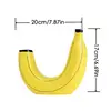 Resin Banana Flower Vase for Decor Creative Banana Shaped Vases for Flowers Cute Double Head Design Art Vases Flower Container 6