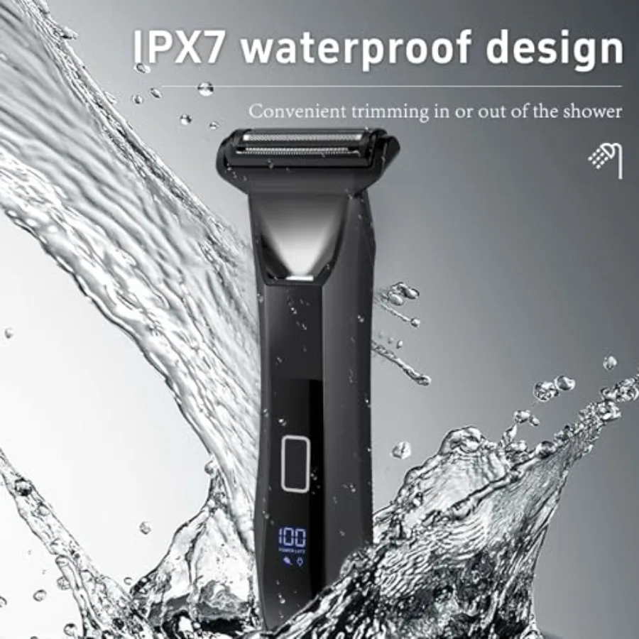 Manscape Body Trimmer for Men Groin Body Hair Trimmer Ball Foil Shaver Nose Hair Clippers 3 in 1 Men's Waterproof Wet Dry Groom