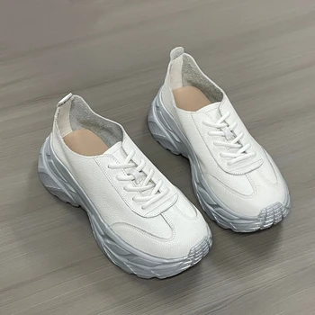 Xingliupi Trendy Mesh Women's Shoes High Quality Casual Shoes Fashion Popular Sneakers for Women Unique Shape Genuine Leather 1