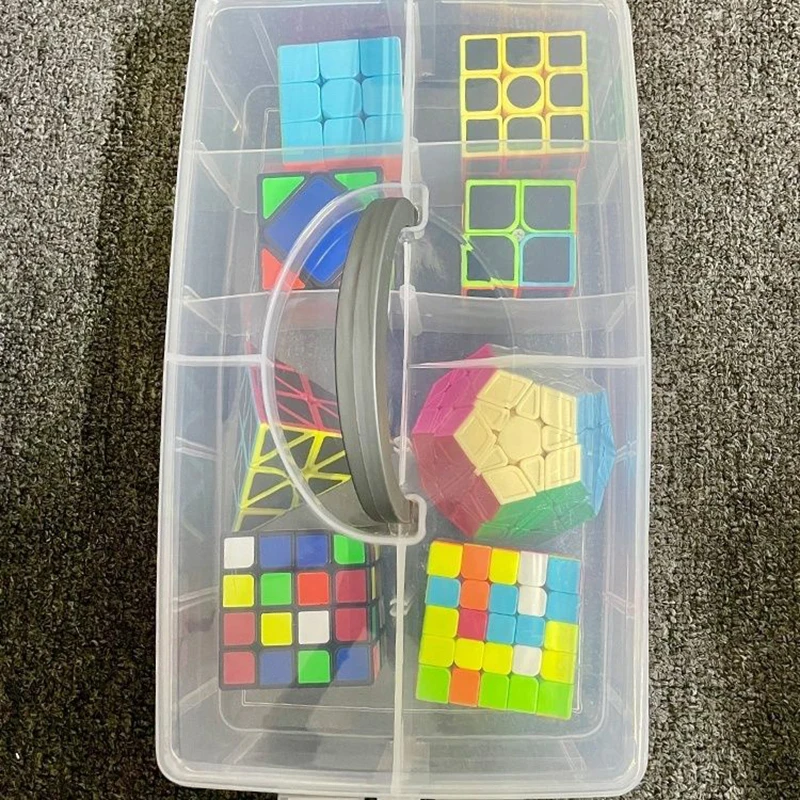 KidMagicCubeBoxfor2x2x23x3x3MagicoCubo4x4x45x5x56x6x6Speed