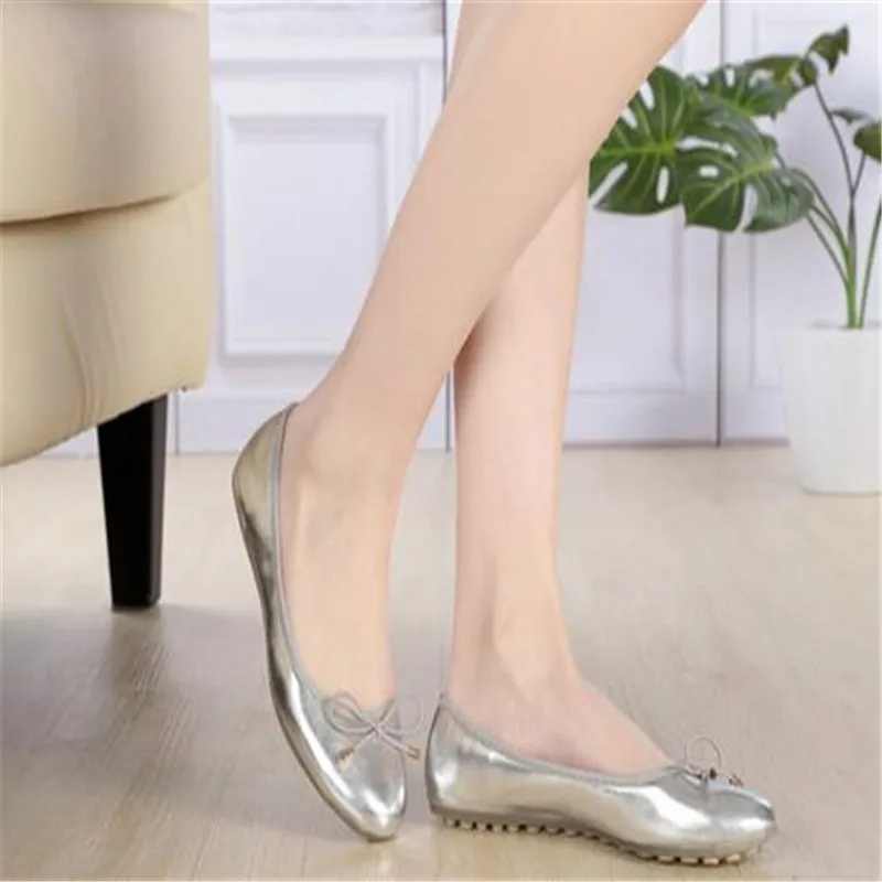 

Women Ballerinas Flats shoes Bowtie Shallow Mouth Slip On Women Flats Ladies Casual Flat Shoes Ballet Flats zapatosE11277