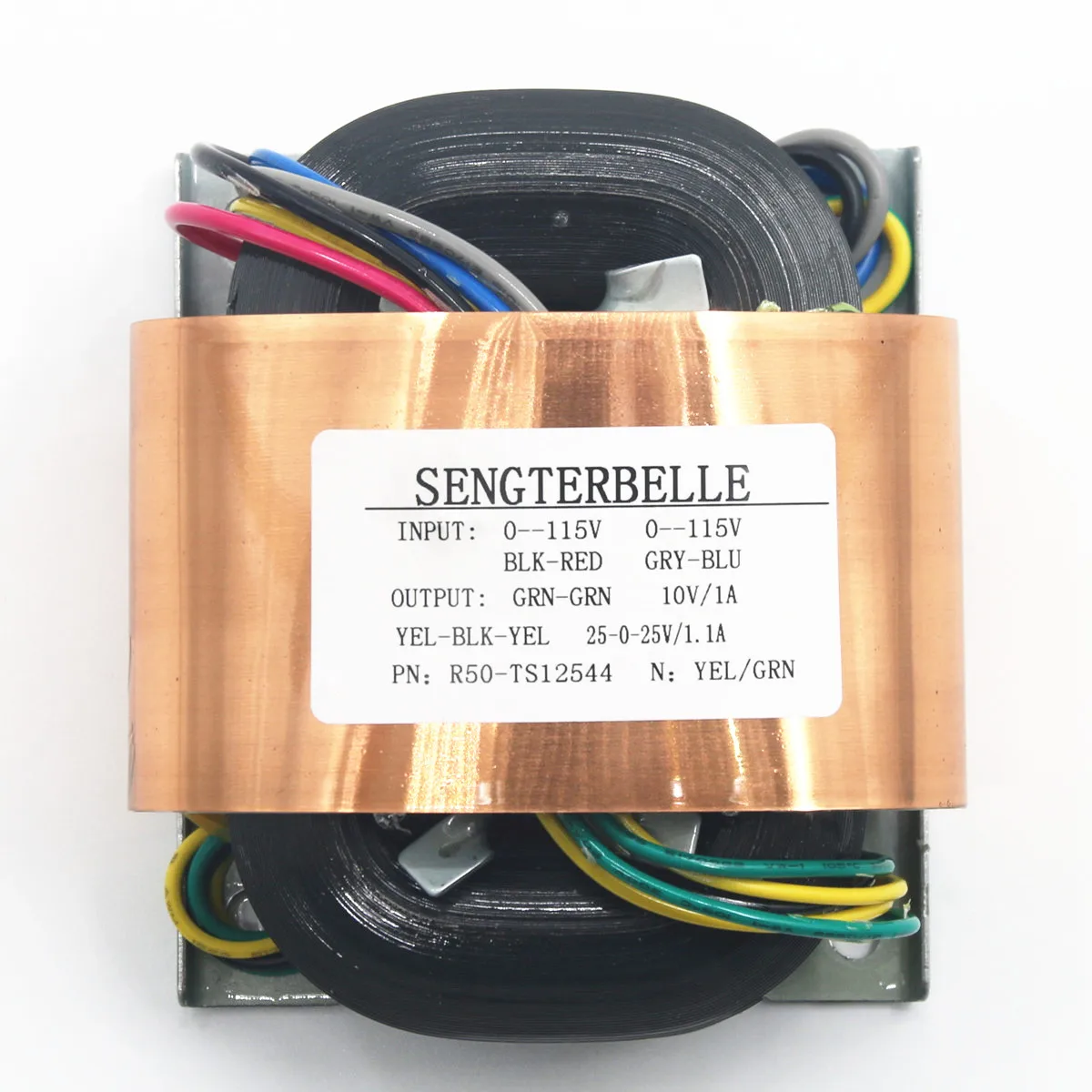 

R50-TS12544 65W Pure Copper R-core Power Transformer Double 25V+10V For Bryston BP26 Preamplifier Audio