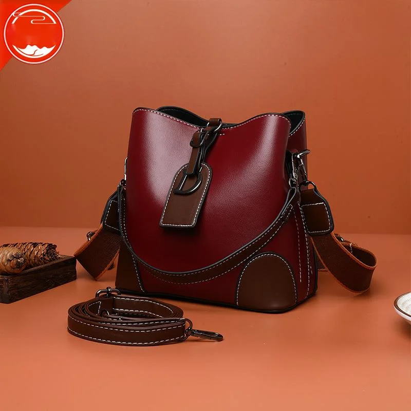 2023 Nuova borsa da donna di lusso Suni Junior Light Borsa a secchiello con texture di alta qualità Borsa a tracolla con una spalla di moda retrò_voghion.com