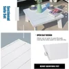 4-Piece Outdoor Patio Furniture Set L-Shaped Aluminum Sectional Sofa with Coffee Table Patio Conversation Set with Cushions 6