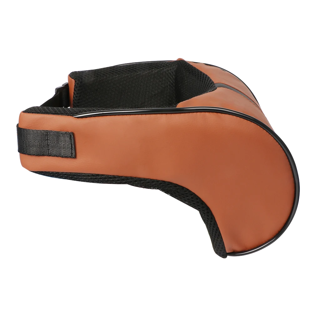

Car Seat Neck Pillow Headrest Cushion for Neck Pain Relief Memory Foam Headrest Pillow Washable Leather Cover Universal