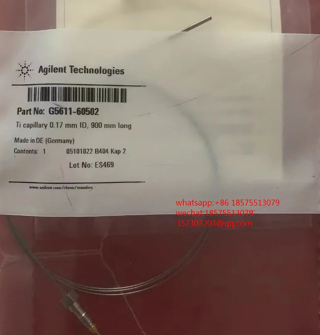 

FOR Agilent G5611-60502 Titanium Capillary Set Unopened 900mm 1 PIECE