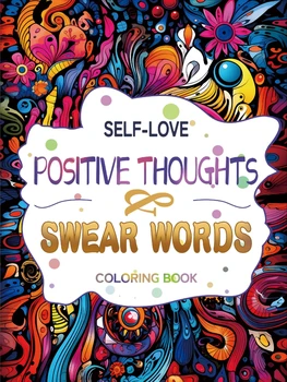 1pc Positive Thoughts Art Coloring Book Original Paper Updated Thickened 22 Pages Coloring Books Birthday Holiday Gift 1