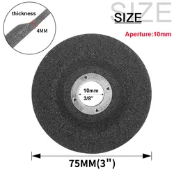 Premium Grinding and Polishing Wheel - 2 & 3 Angle Grinder Disc for Metal, Abrasive Angle Grinder Accessories (3inche Aperture10mm)