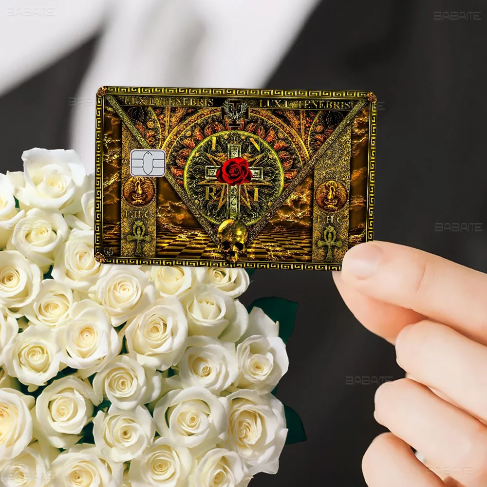 Freemason Illuminati Anime Spend Or Save Funny Shell On Off Ultra Thin No Fade Sticker Skin Cover Film Debit Credit Card