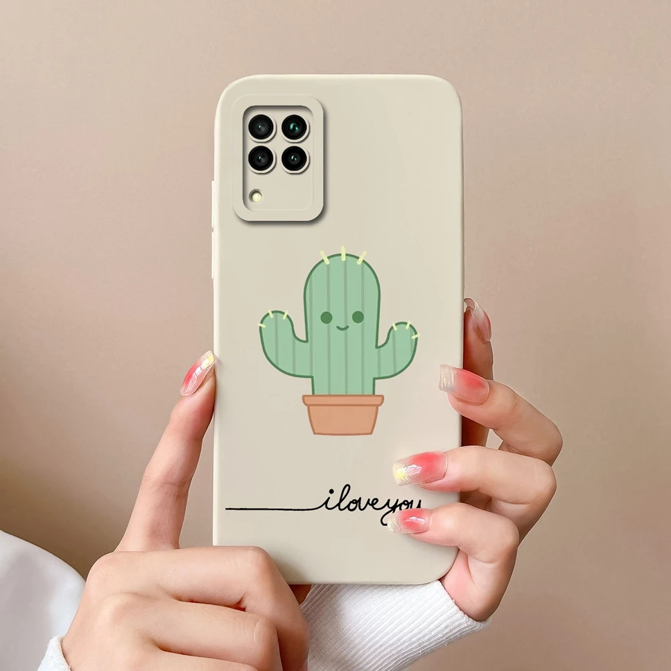 Lovely Astronaut Smooth Liquid Back Cover Case for Huawei P40 Lite Series
