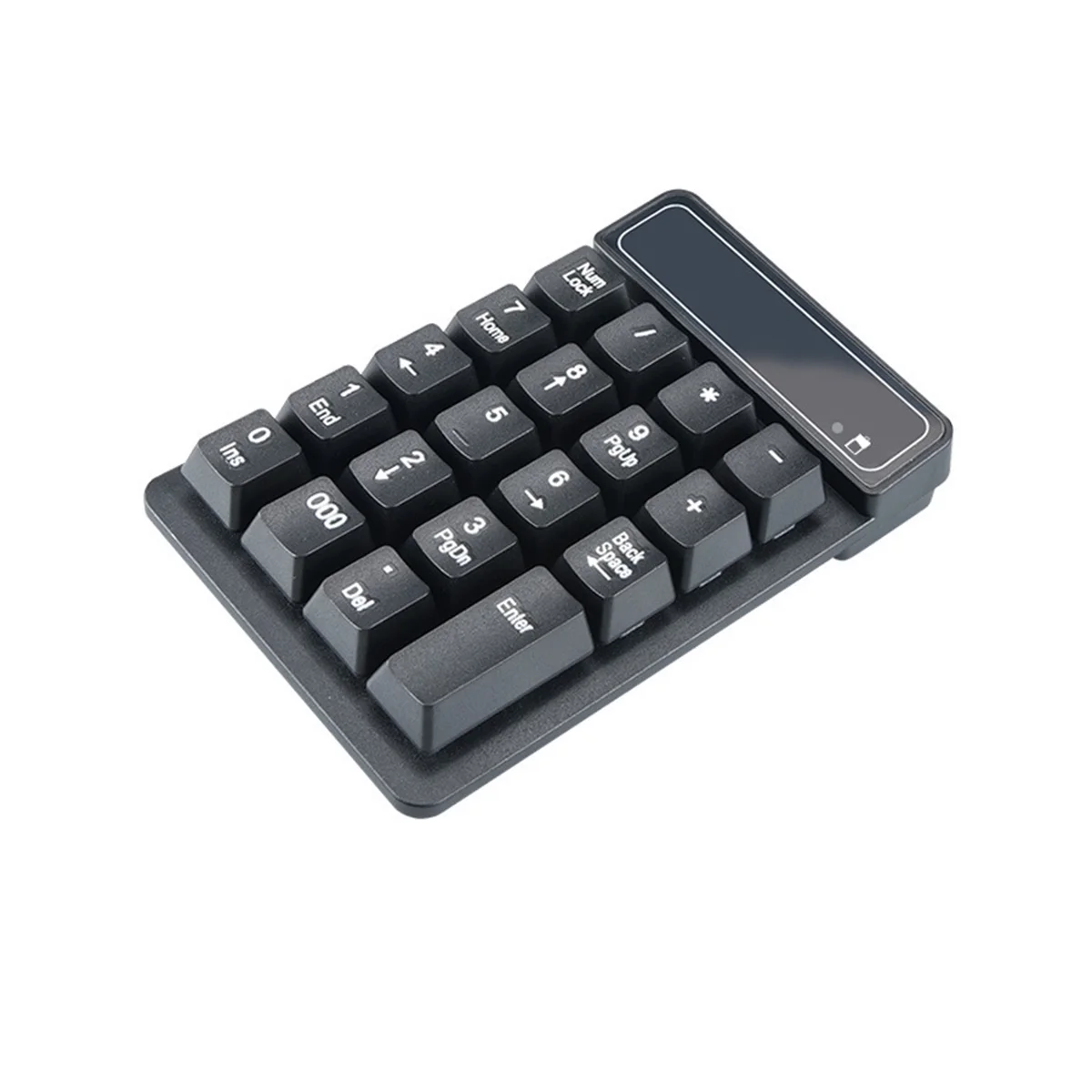 

2.4GHz Wireless Keyboard Mini USB Numeric Keypad 19 Keys Number Pad Numpad Receiver for Accounting Laptop PC Computer(A)