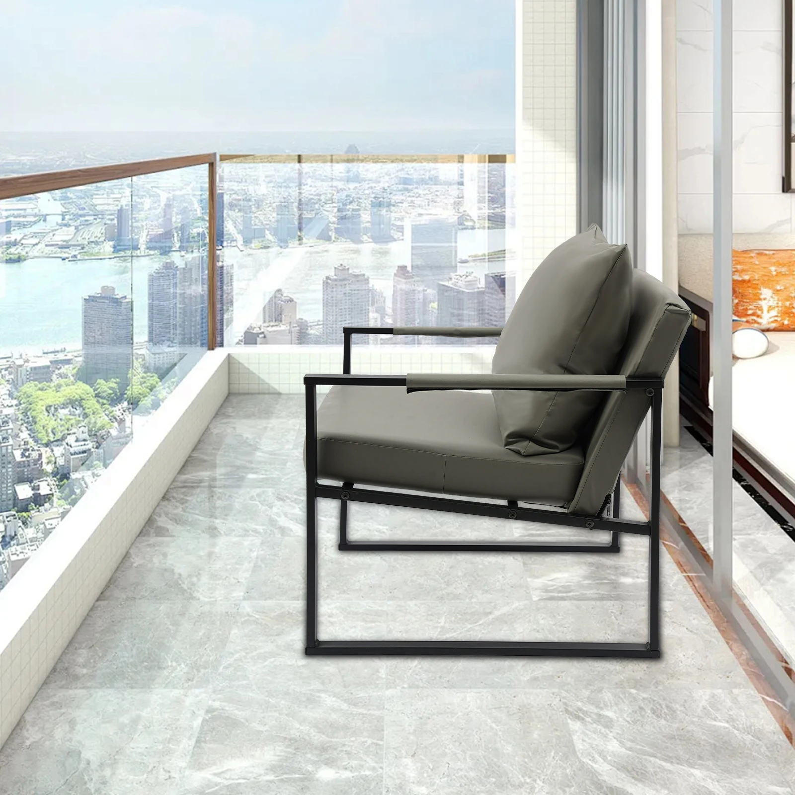 Sessel Lounge Chair Moderner Sessel für Wohnzimmer Liegestuhl – Detail 15