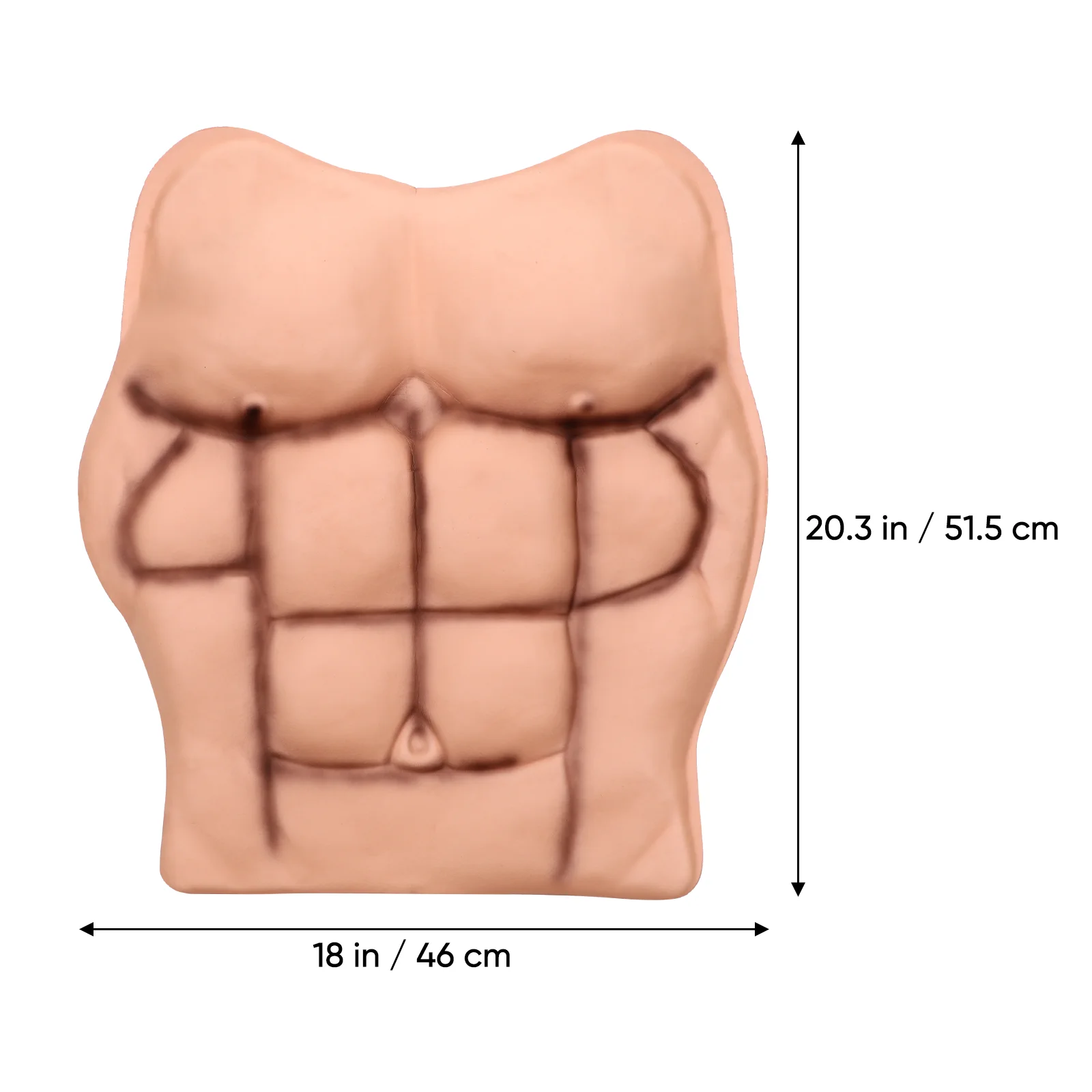Hallween Funndy Cosplay Clothing Prom Suits for Men Chest Prop Artificial Fake Muscle Muscles Man