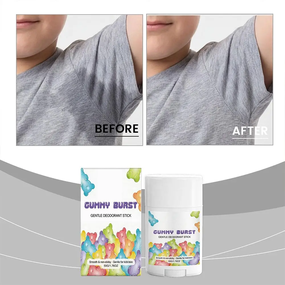 Kids Teens Anti-Perspirant Deodorant Stick Refreshing Aroma Underarm Sweat & Odor Eliminator Long-Lasting Dry Gentle_voghion.com