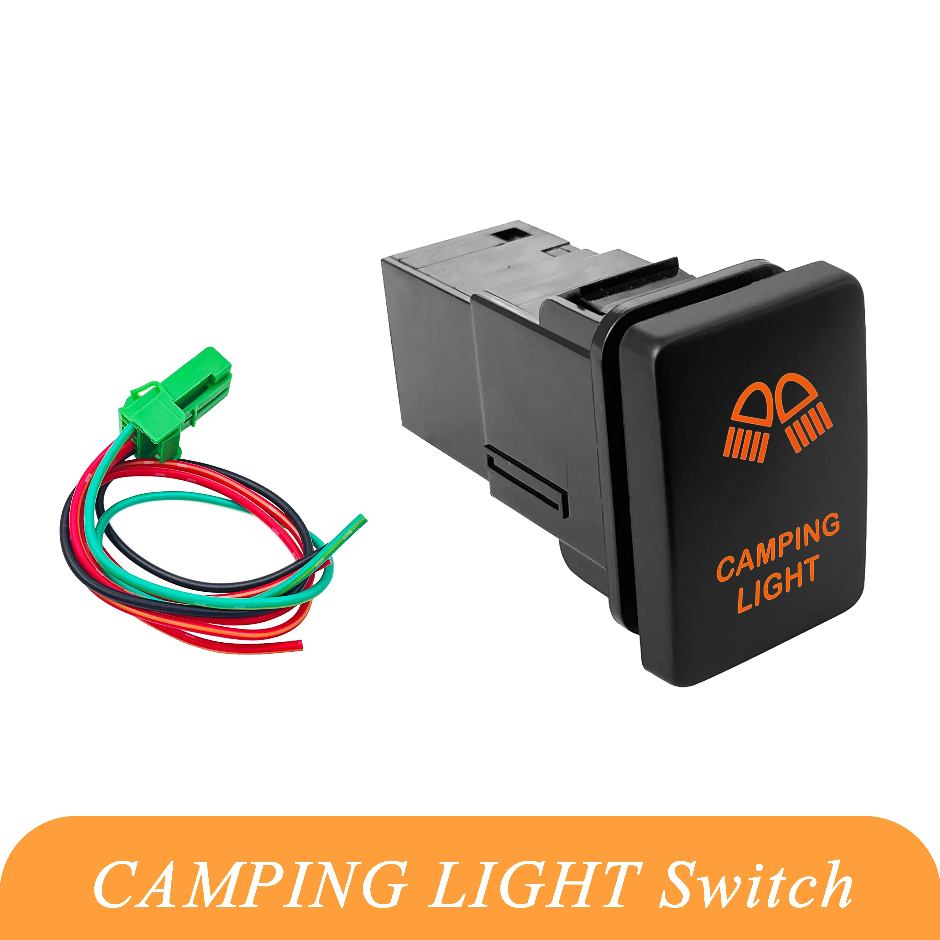 LED Licht Schalter Für Toyota Land Cruiser - Grüne Beleuchtung