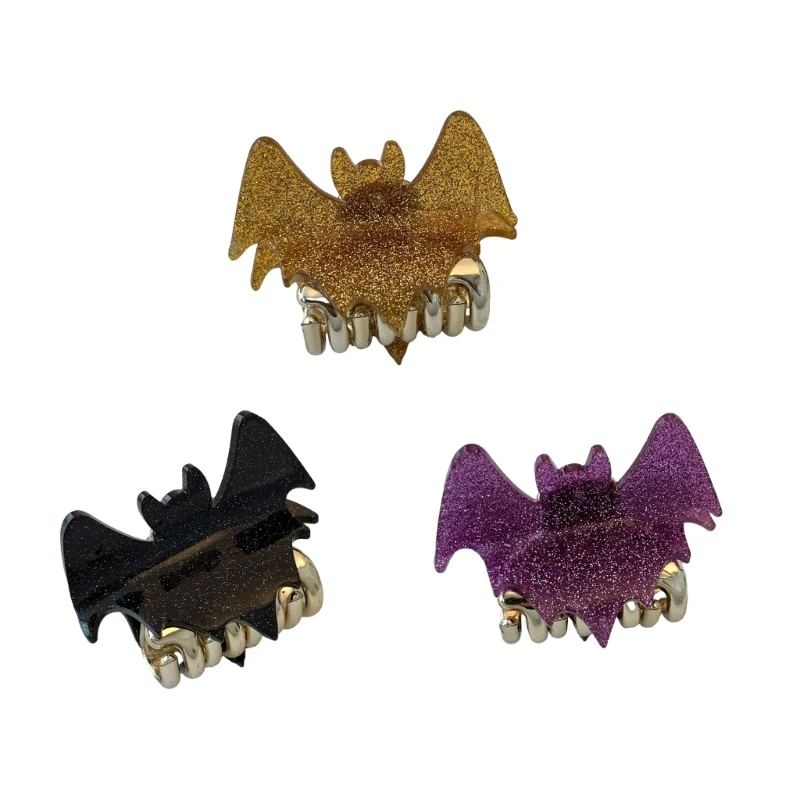 

Halloween Bat Wing Shape Hair Claw High Ponytail Woman Headwear Female Hair Accessories Spooky Carnivals Party Hair Claw NEW