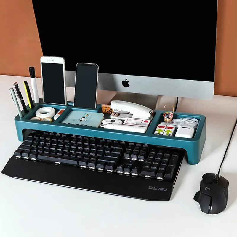 Desk Organizer Storage Organizer Desk Organizer Box Office Keyboard Storage Rack Table Desktop Storage Holder Multigrid Drawer Home Stationery Accessorie
