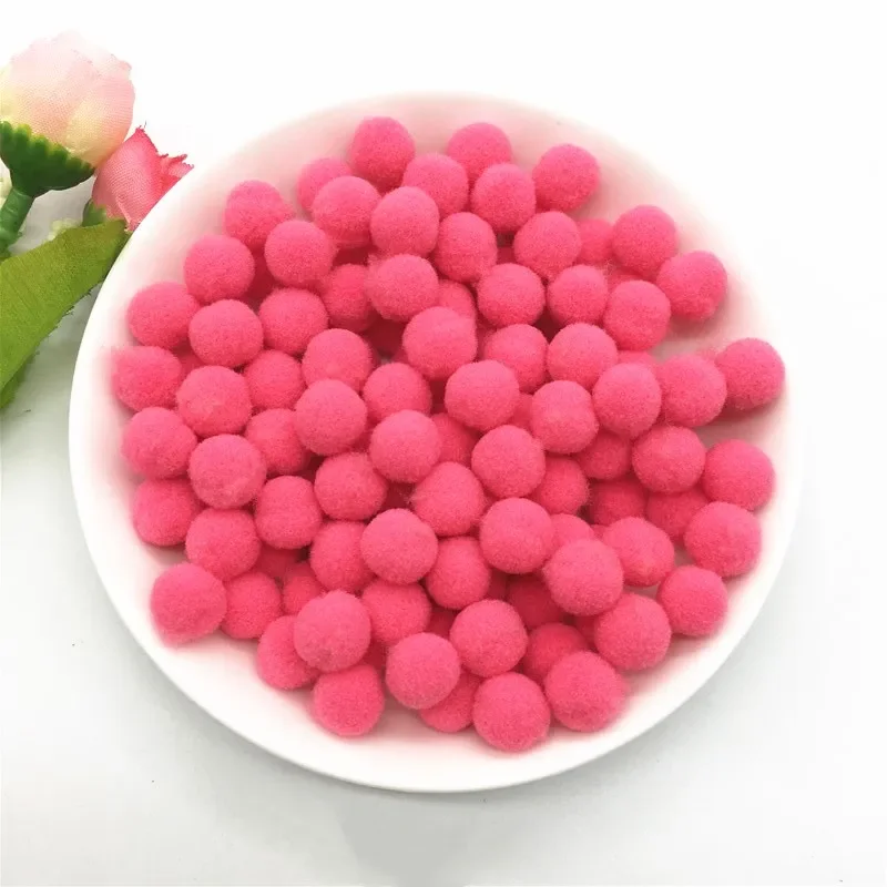 Pompoms 8mm 10mm 15mm 20mm 25mm 30mm Soft Fluffy Plush Crafts DIY Home Decor Sewing Supplies 50g pom poms craft supplies fluffy ball accessories