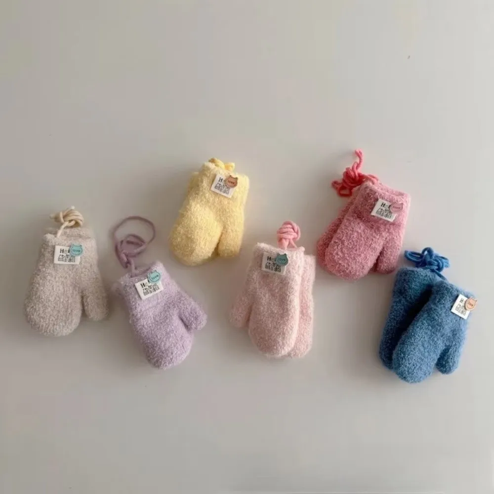Cotton Baby Gloves Warm Snow Gloves for 0-3 Years