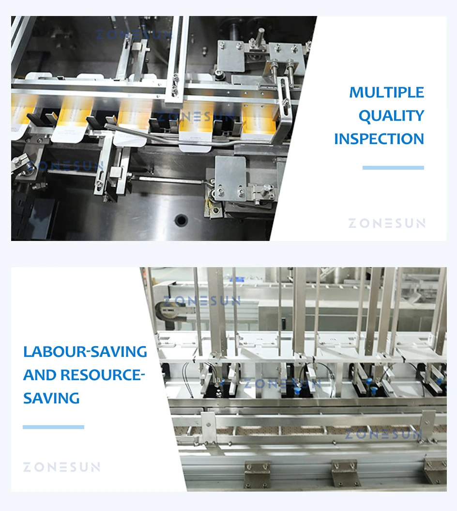 ZONESUN ZS-BP130D Horizontal Automatic Cartoning Sealing Packaging Machine