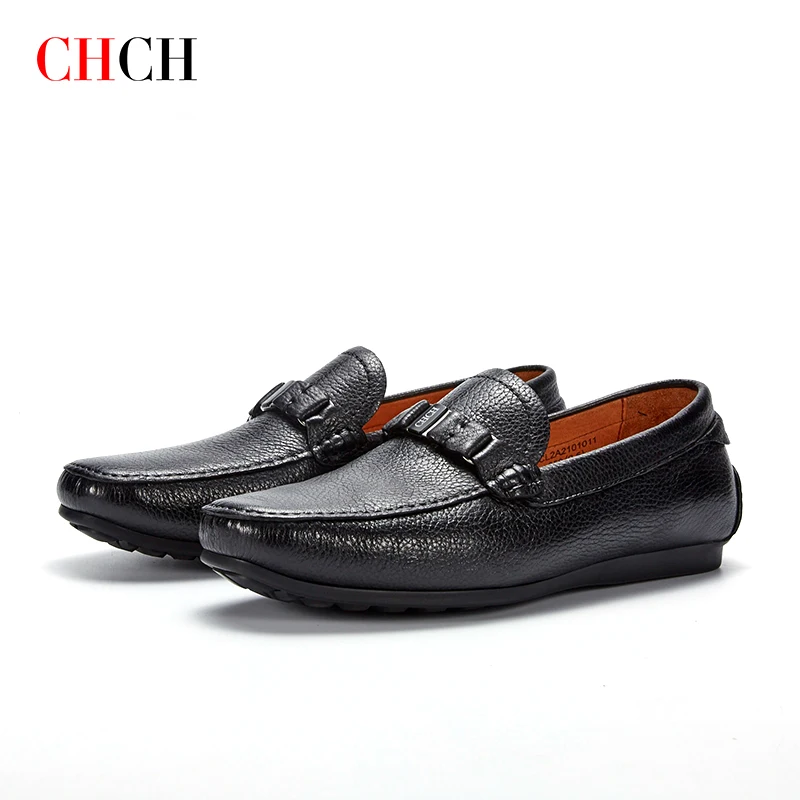 Dress Shoes Loafers Chch Leather Casual Shoes Men Dress Shoes Casual Business Aliexpress