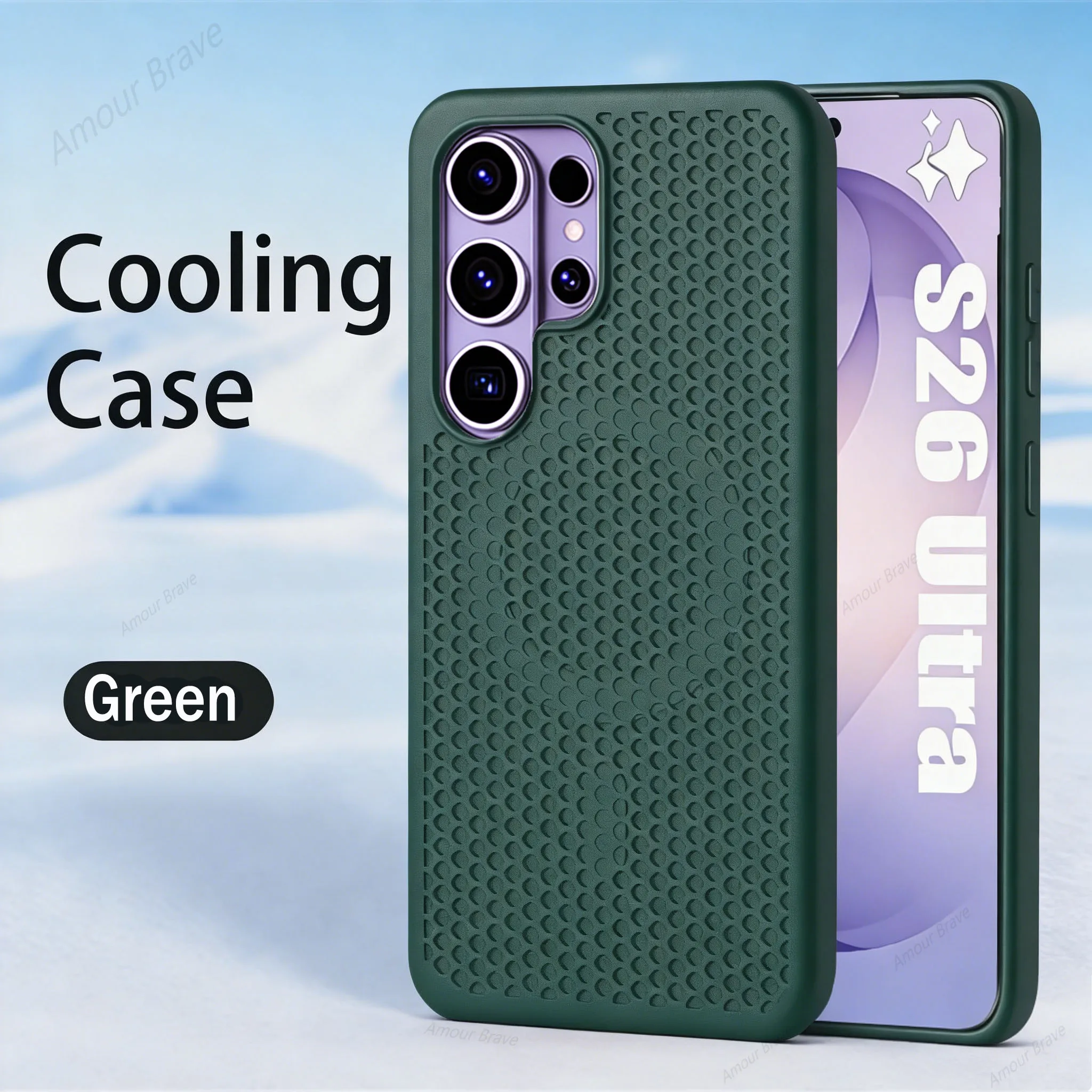 Advanced Cooling Breathable Magnetic Phone Case with Heat Dissipation Technology