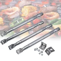 4pcs Scalable BBQ Gas Grill Tube Burners Adjustable 30-45cm Replaced Stainless Steel Tool Universal Replacement Home 1