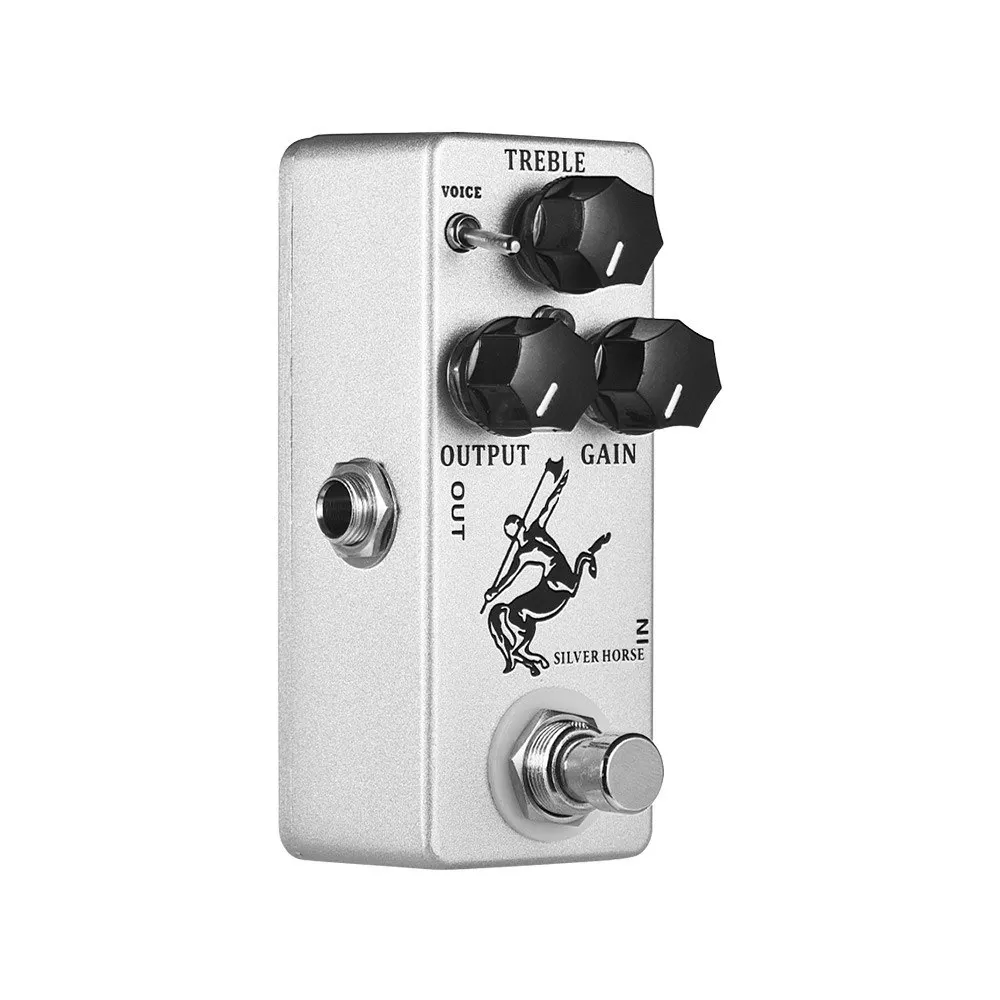 MOSKY SILVER/GOLDEN HORSE Effect Pedal overdrive/boost Horse Guitars Volume Reverb Bass Klon Centaur Effect Pedal Stage Audio guitar effect pedal