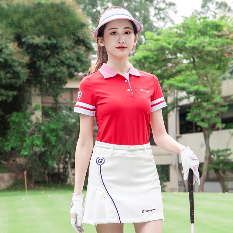 Summer golf women's short-sleeved T-shirt