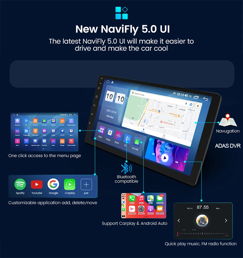 차량용 멀티미디어의 완벽한 솔루션, NaviFly