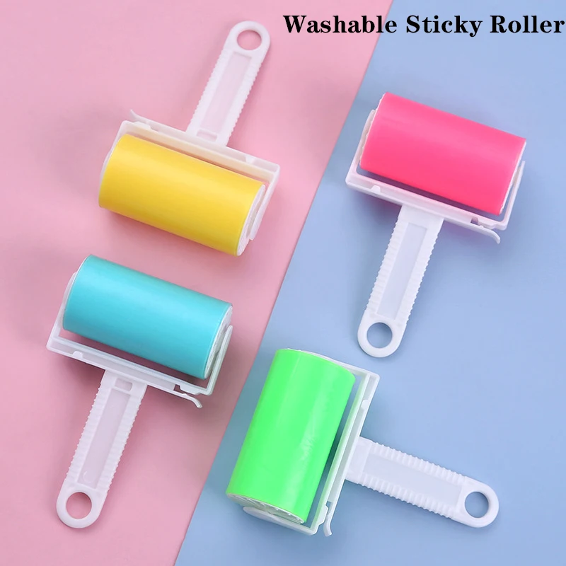 LintRemoverReusablePetHairRemoverCatHairClothesStickyRoller