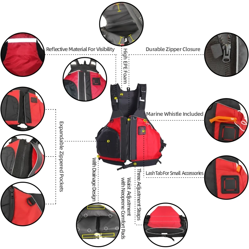 Life Vest for Youths and Adults for Boating 3