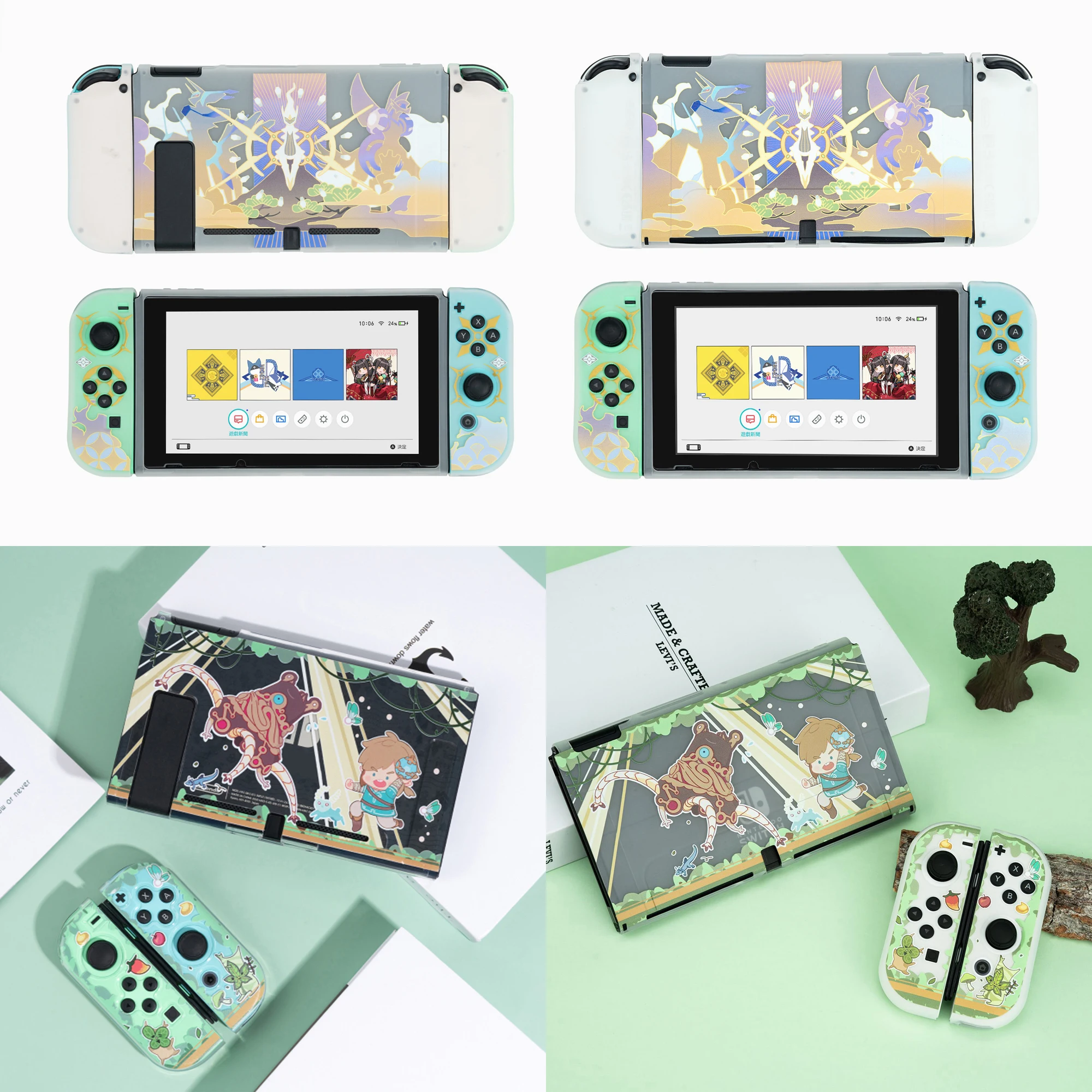 Disney-Coque souple pour Nintendo Switch, Juste de protection, NS TPU  Silicone Dockable Skin Grip Caps