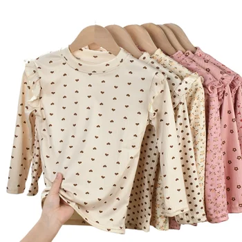 Girls Ruffle Collar Tee 1