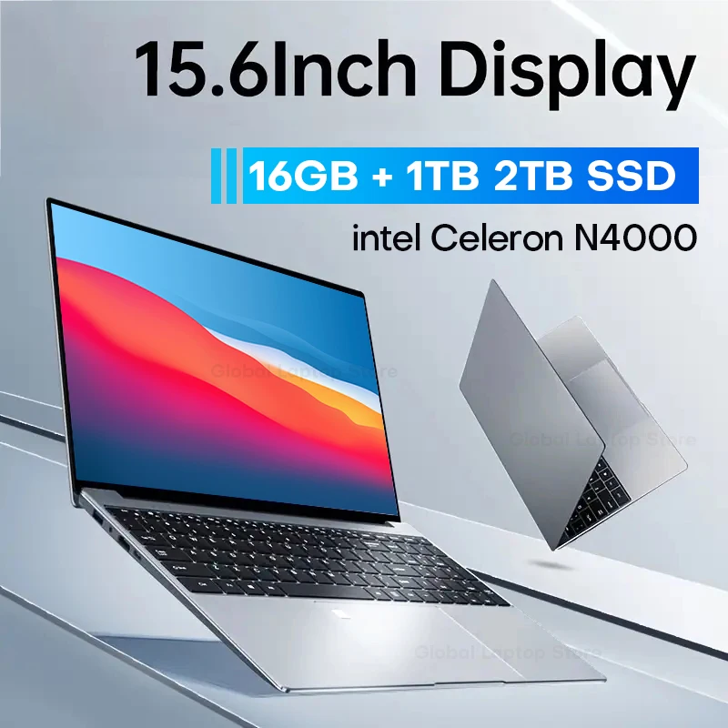 Windows 11 Pro 15.6 Inch Laptop with SSD