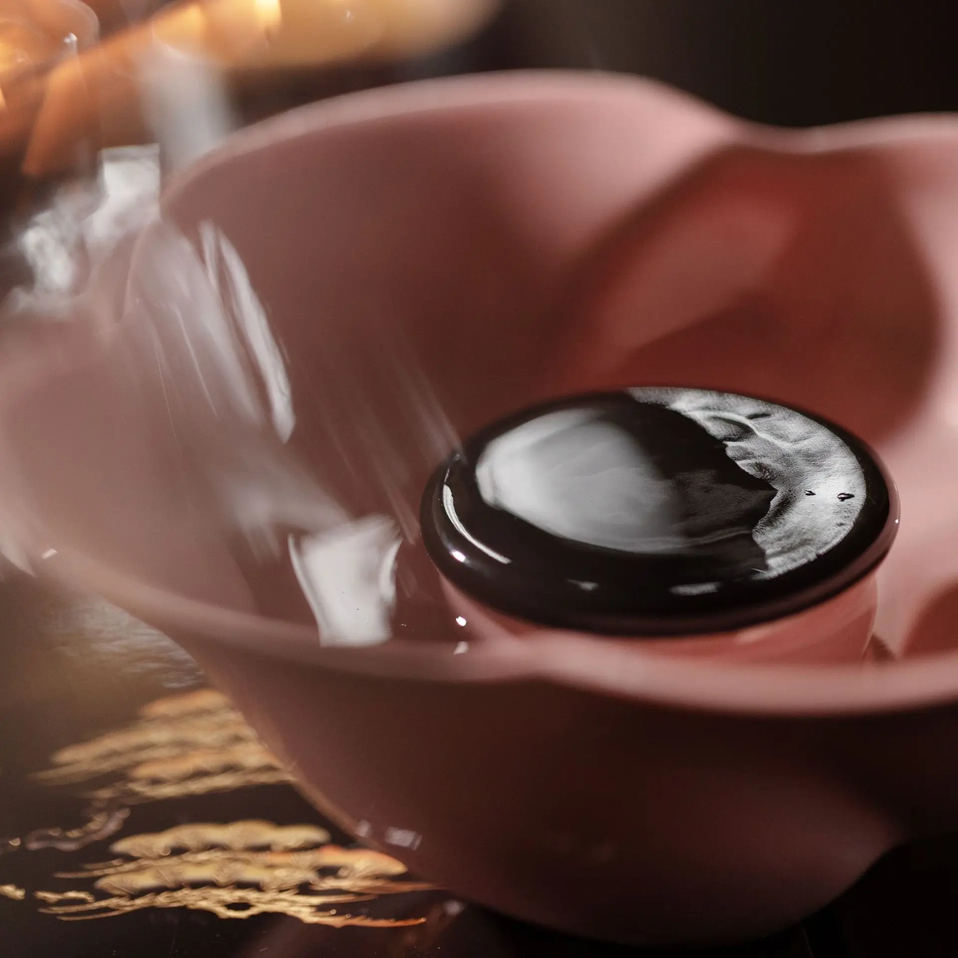 일본 스타일 꽃잎 차 트레이 고급스러운 디자인 가정용 물받이 쿵푸 차 세트 드라이 버블 플레이트 포트 홀더